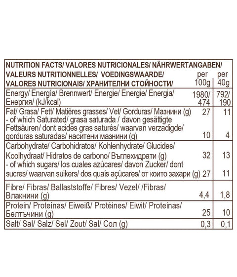 Bio proteinska čokolada s čipsom in lešniki