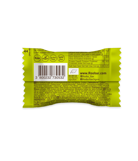 Bio Choc Chip & Matcha žoga z živimi kulturami