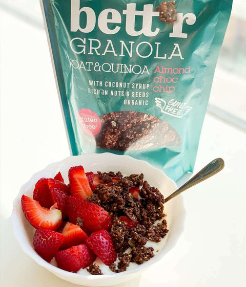 BIO granola z mandlji in čokolado