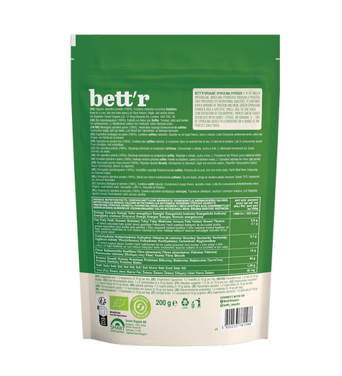 BIO zelena spirulina v prahu