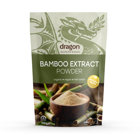 Organic Bamboo Extract Powder, 100g, Dragon Superfoods