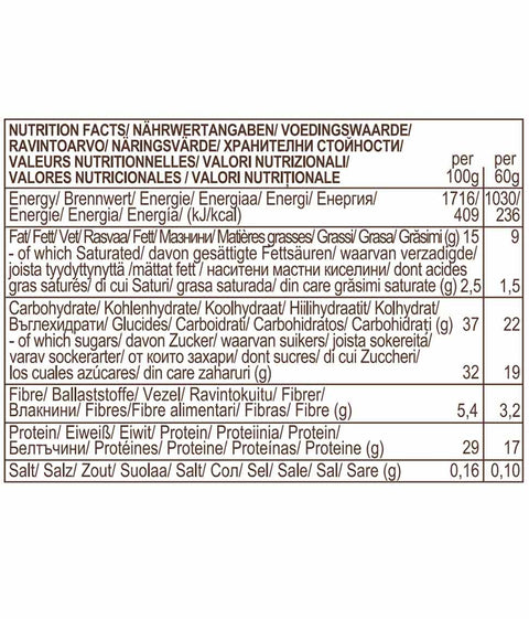 Ekološka beljakovinska ploščica s chio in spirulino