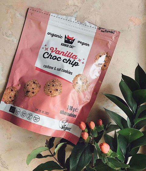 Organic Shareables Vanilla Choc Chip Mini piškotki