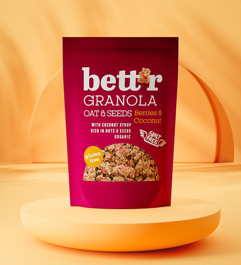 BIO Granola z jagodami in kokosom