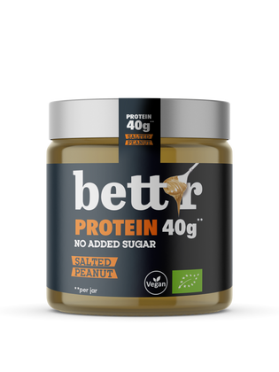 Bio proteinski namaz s slanimi arašidi brez dodanega sladkorja