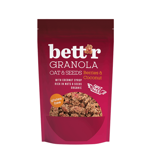 BIO Granola z jagodami in kokosom